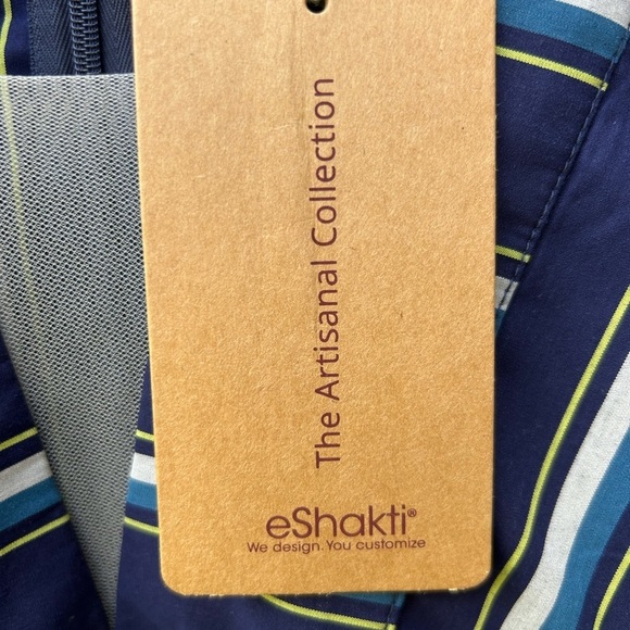 NWT Eshakti Wayward Fancies Striped Maxi Dress No Size Tags See Measurements - Picture 5 of 7